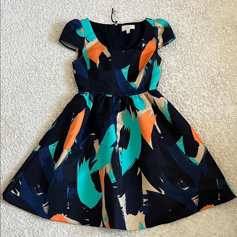 Anthropologie Moulinette Soeurs Fit And Flare Pinion Dress